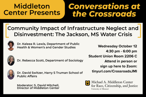 Flyer for Conversation at the Crossroads