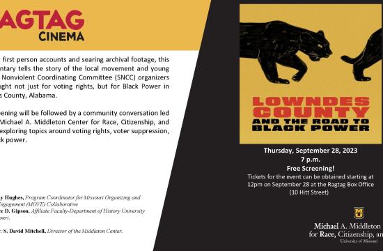 Through first person accounts and searing archival footage, this documentary tells the story of the local movement and young Student Nonviolent Coordinating Committee (SNCC) organizers who fought not just for voting rights, but for Black Power in Lowndes County, Alabama. 